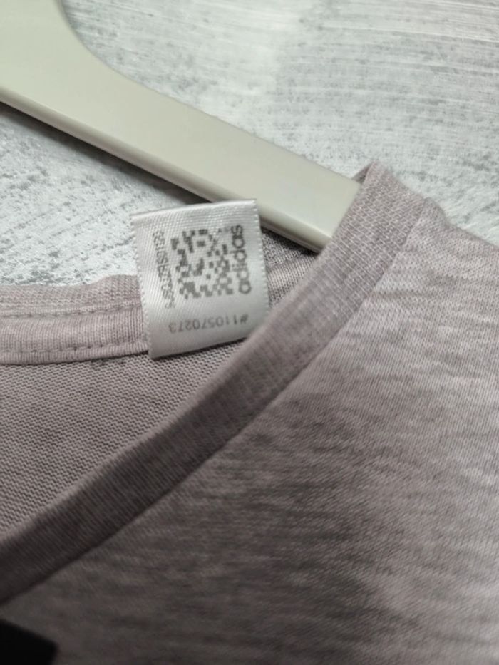 Tee shirt adidas gris moucheté taille M - photo numéro 3