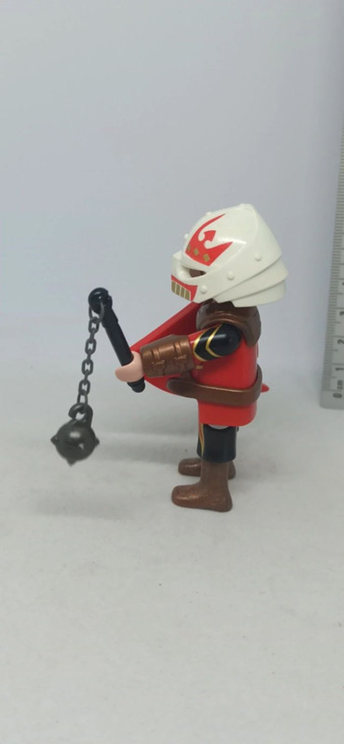 Homme chevalier avec casque blanc playmobil - photo numéro 2