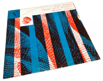 Vinyle 33 tours  Franz Schubert  Soliste Karl Engel  (1958)  Le Club Français Du Disque ‎