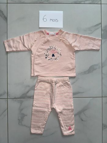 Ensemble Lulu castagnette 6 mois