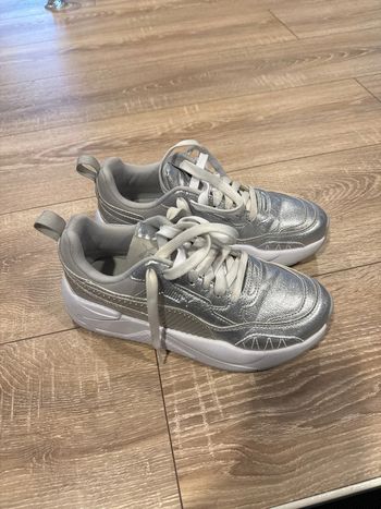 Baskets puma argenté
