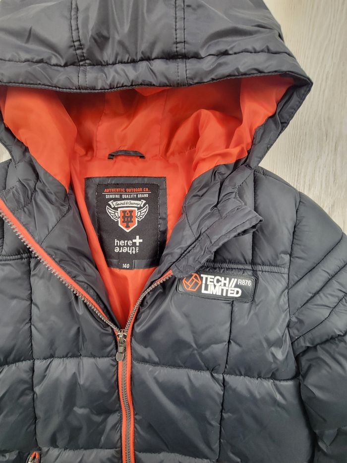 Manteau noir C&A Tech//Limitée R876 – Taille 140 – style techwear - photo numéro 2