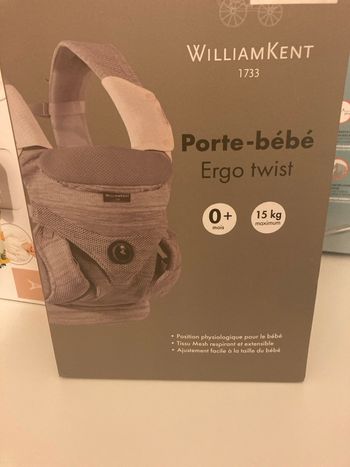 Porte bébé williamkent ergo twist neuf