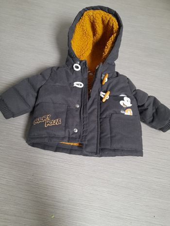 Manteau 3mois mickey