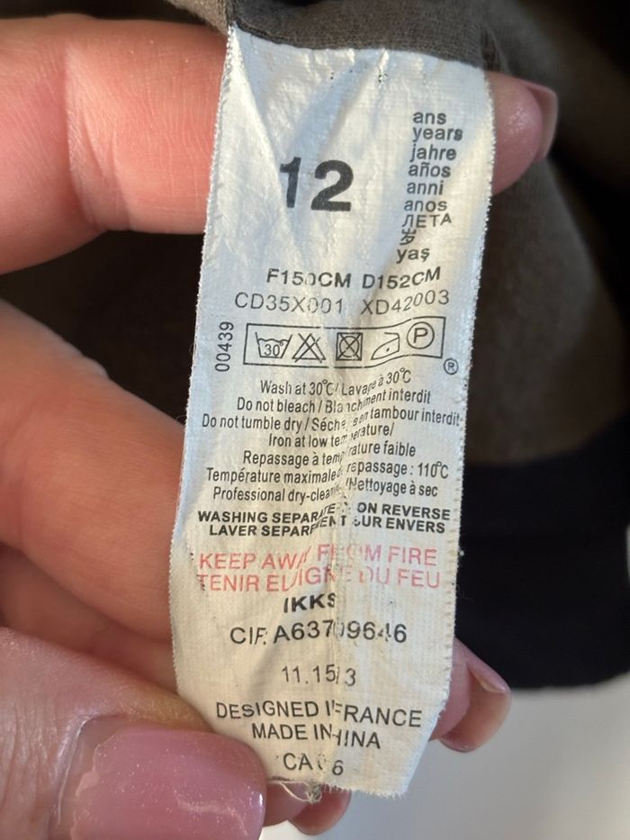 Coupe vent IKKS 12 ans - photo numéro 7