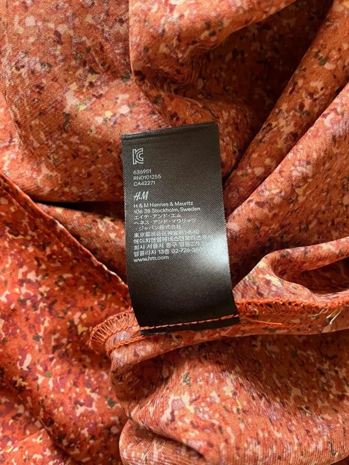 Robe H&M fleurie fluide – Taille 34 xs - photo numéro 6