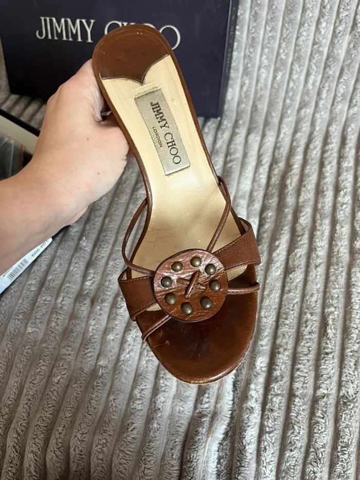 Talons Jimmy Choo authentiques - modèle “Clare Kid” - 38 - photo numéro 13