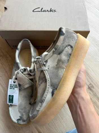 Clarks Wallabee Cup Off White Camo Taille 42,5