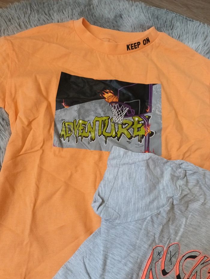 Lot tee-shirts kiabi taille 6 ans - photo numéro 2
