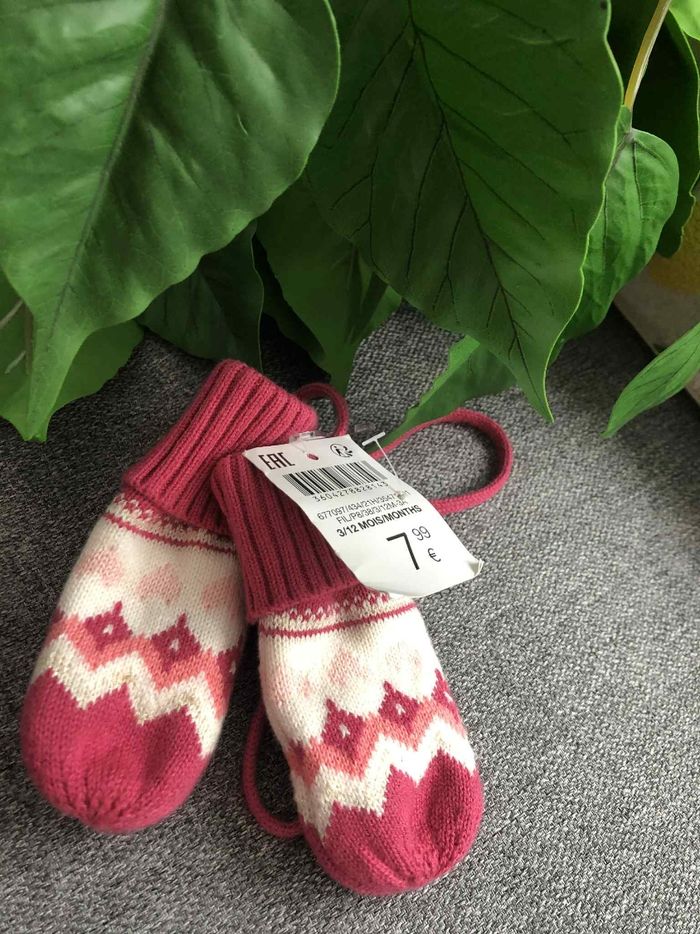 Gants Roses pour Enfants - photo numéro 3