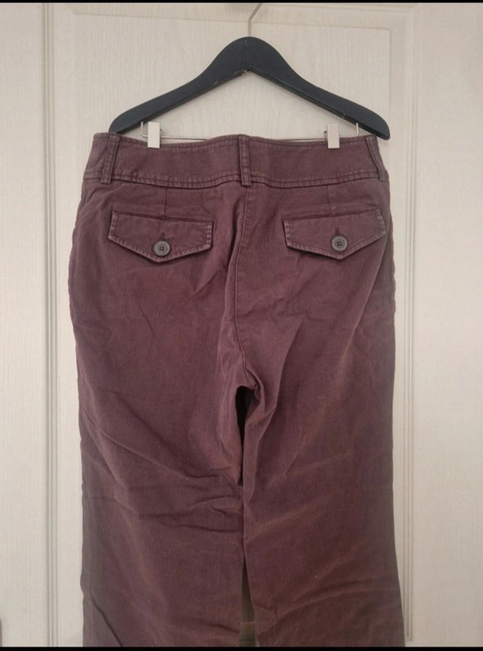 Pantacourt marron femme camaïeu taille L/40 - photo numéro 4