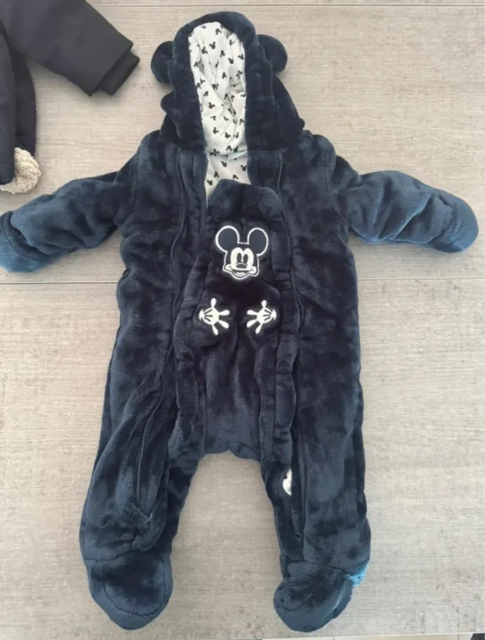 Lot manteaux/combinaisons bébé garçon - Taille 6 mois - 10€ - photo numéro 4