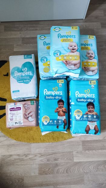 Couches Pampers - T2