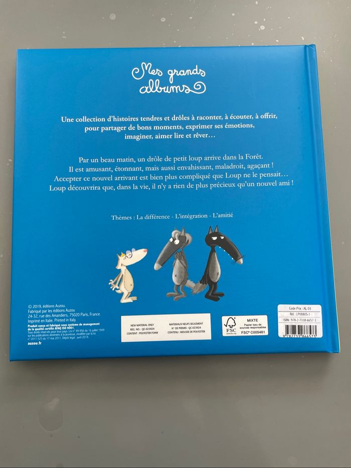 3 Grands livres Le Loup de Auzou neufs et 1 avec CD - photo numéro 9