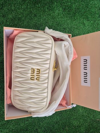 Sac miu miu crème