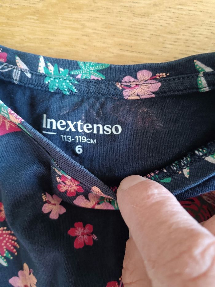 Robe fleurie bleue - photo numéro 3