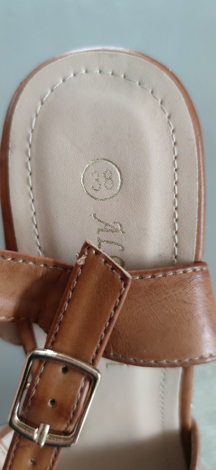 Chaussures à talon Alta Moda taille 38 marron femme - Bon état - photo numéro 6