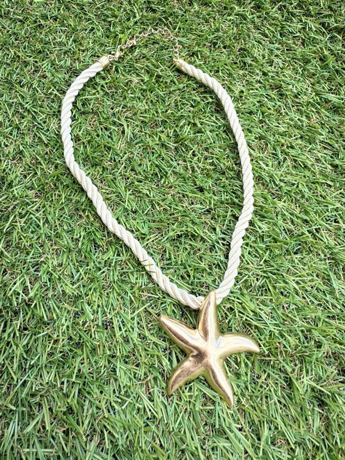 Collier tressé étoile - photo numéro 3
