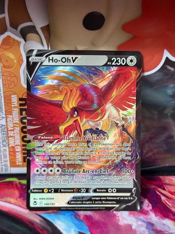 Pokémon Ho-oh V 140/195 Tempête  argentée - EB.12
