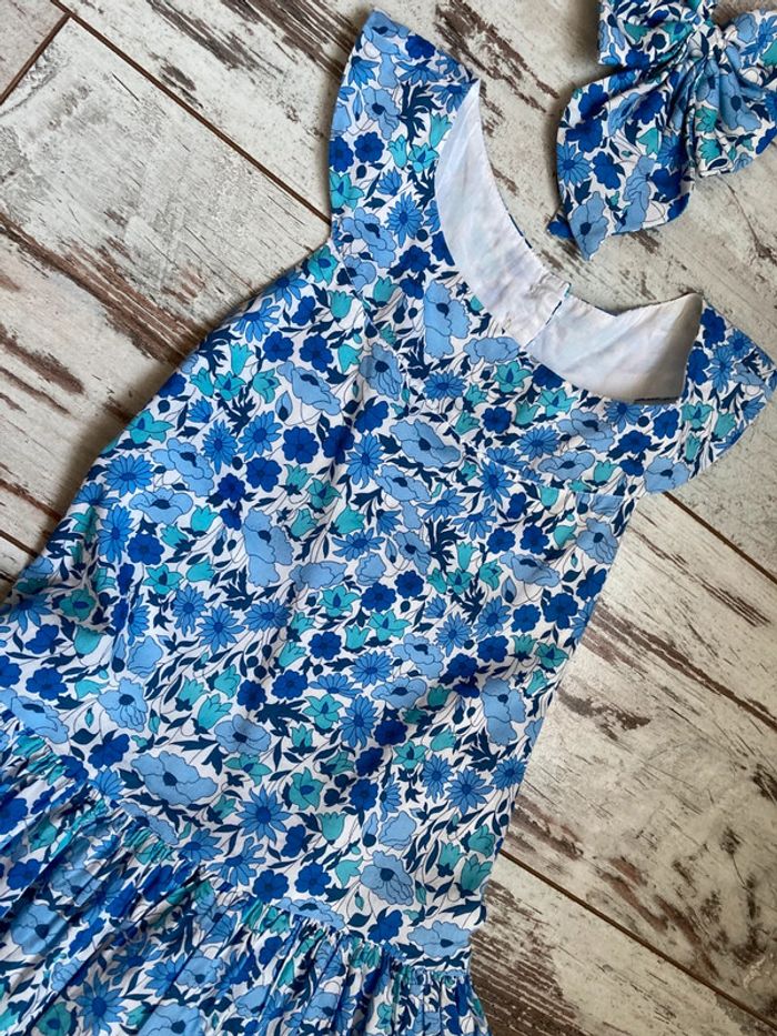 Robe Liberty Jacadi poppy and daisy bleu - photo numéro 2