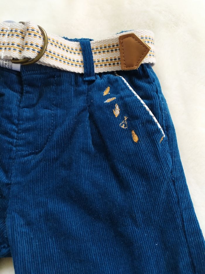 Pantalon en velours sergent major 6 mois - photo numéro 3