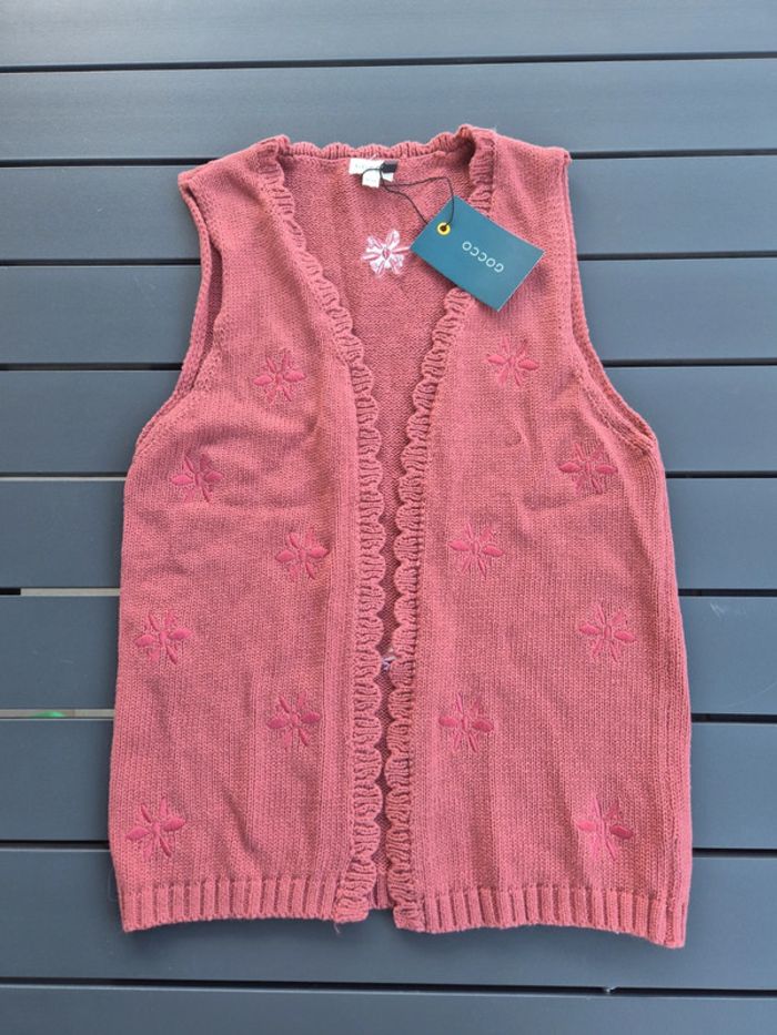 Gilet coton sans manche Gocco 9/10 ans