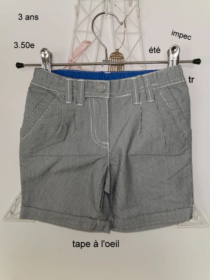 Short à rayures tape à l'œil