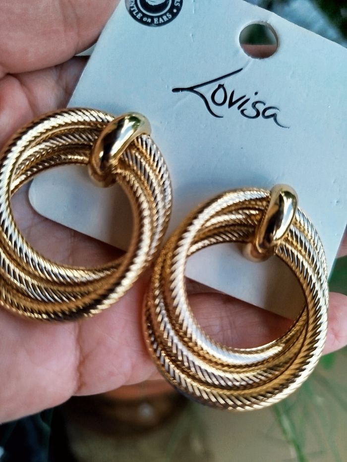 Grosses Boucles d'oreilles LOVISA - photo numéro 5