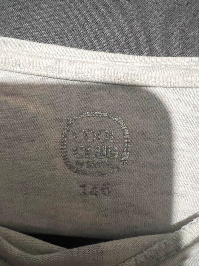 Robe grise à pois noir cool club 146 cm ( 10 ans ) comme neuve - photo numéro 3