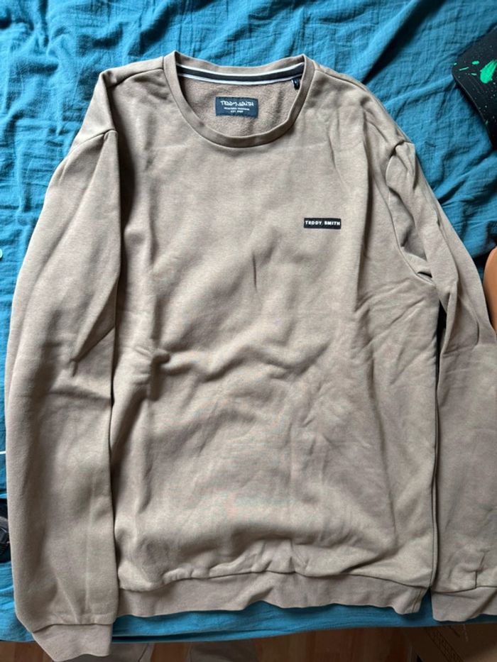 👕 Sweat Teddy Smith – Taupe / Beige