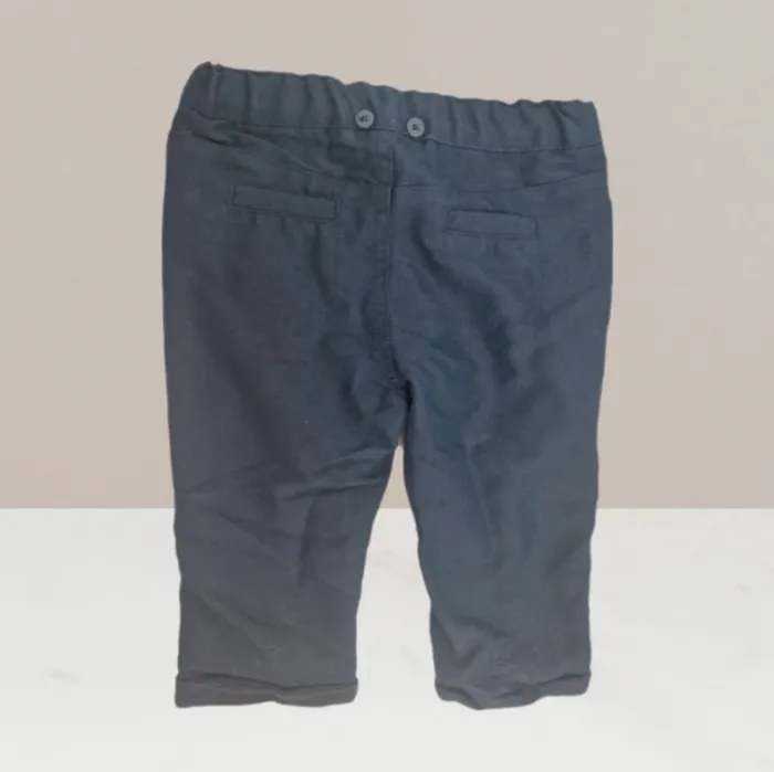 Magnifique pantalon bleu marine - Kiabi - Taille 6 Mois - photo numéro 3