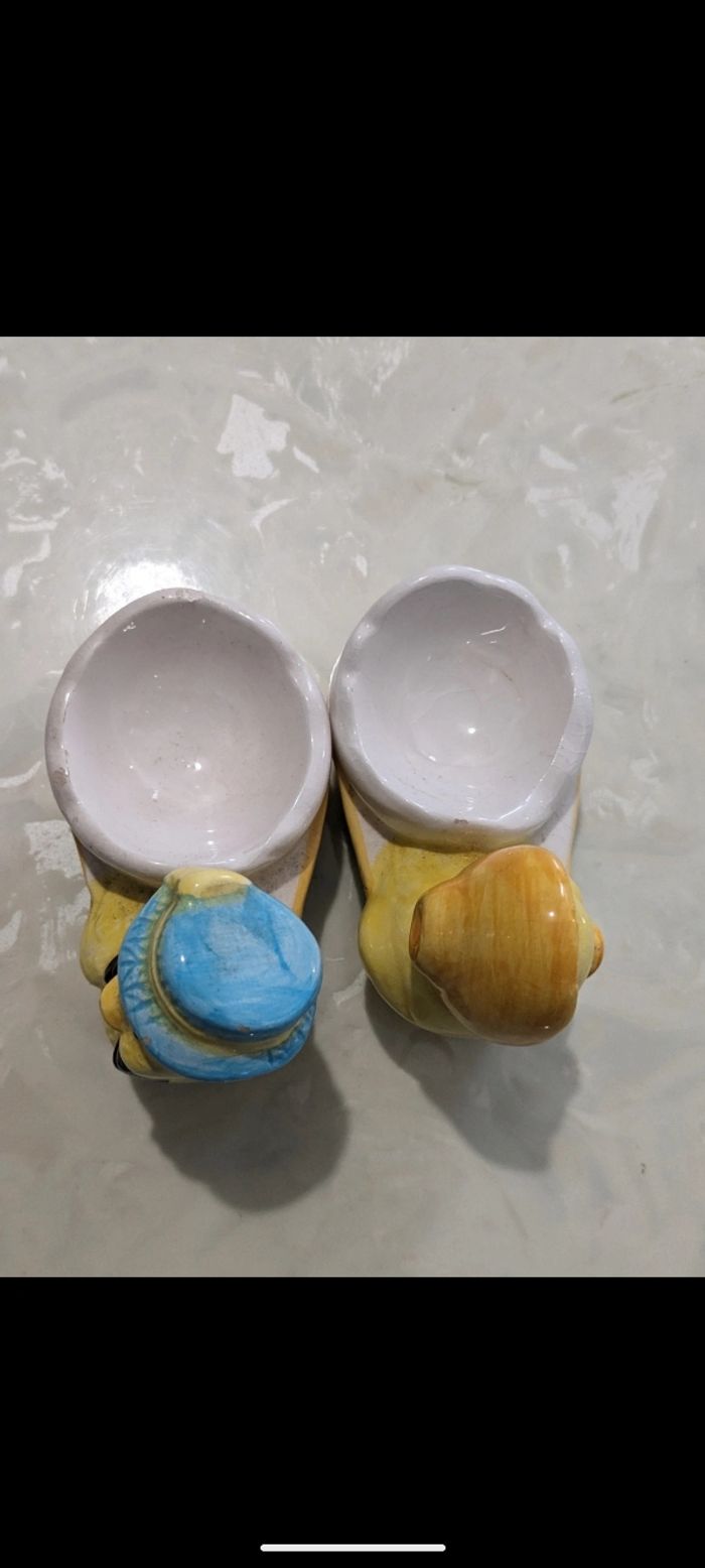 Lot de deux coquetiers vintage. - photo numéro 4