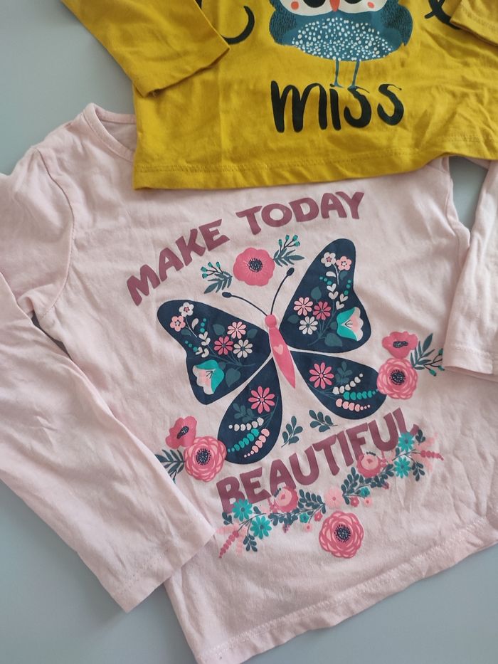 Lot de 2 tee-shirts manches longues 4A - photo numéro 2