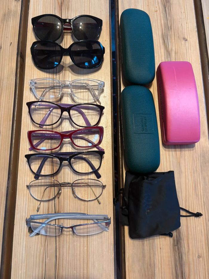 lot de paires de lunettes - photo numéro 2