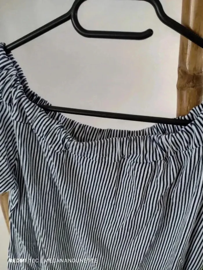 👗 Robe rayée chic - Boutique Parisienne - Taille 38 👗 - photo numéro 3