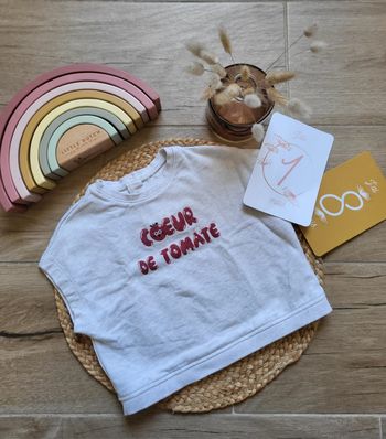🌸Pull léger sans manches 18 mois