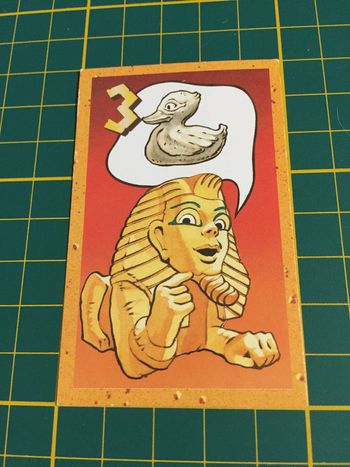 Carte trésor Canard 3 pièce détachée jeu de société Ramsès II Ravensburger #A65