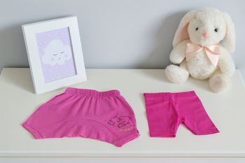 👖 Lot de 2 Bas Bébé – 3 Mois