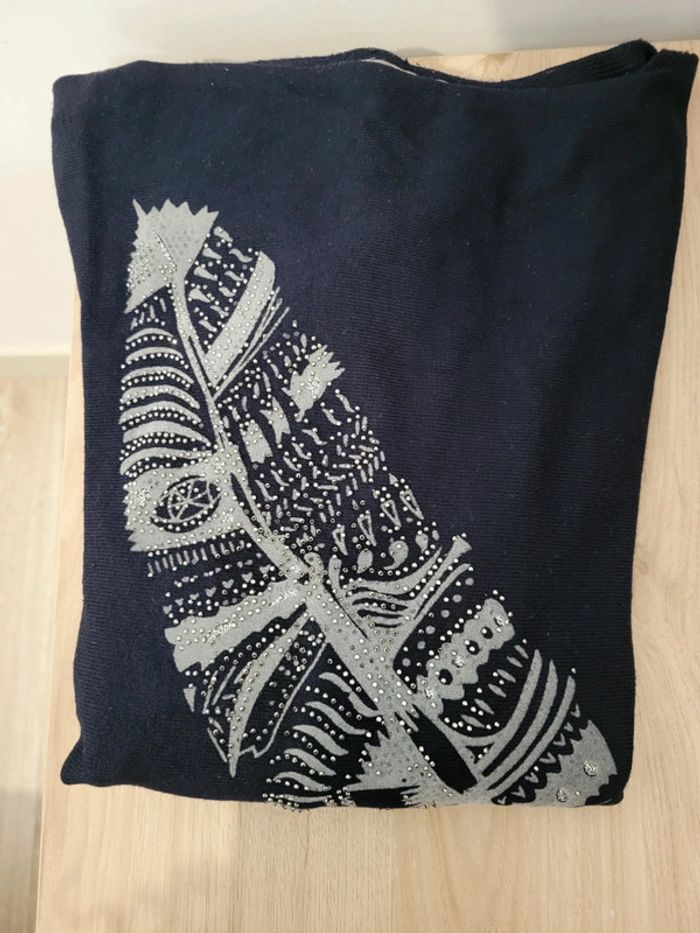 Pull légère bleu TU - photo numéro 4