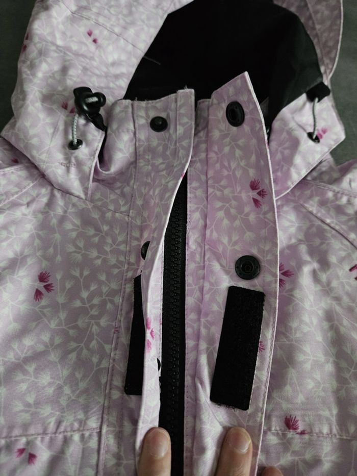 Manteau de ski chaud polaire à capuche fille - rose - 13 ans - Missing Link - photo numéro 7