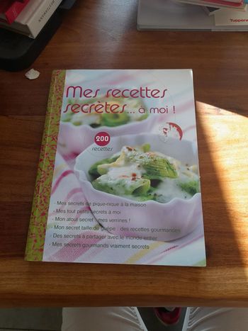 Livre mes recettes secrètes