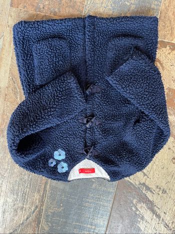 Manteau moumoute Bleu 4 ans