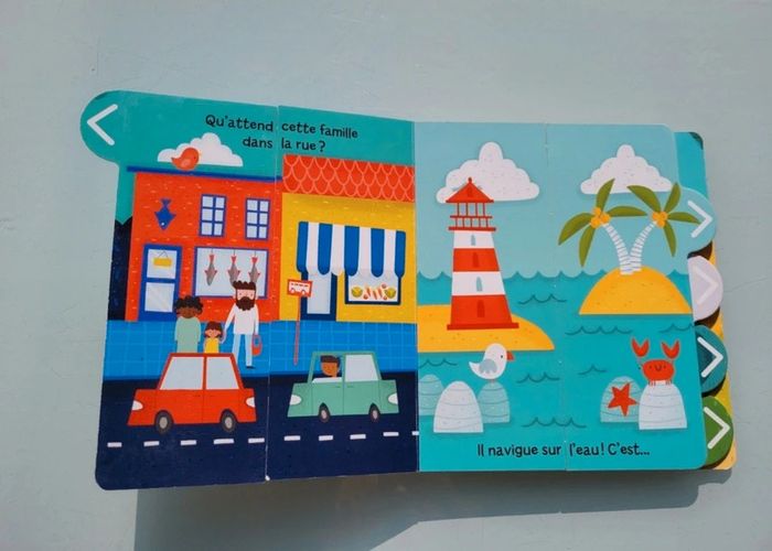 Mon livre surprise 🛩 Les transports 🚗 avec tirettes - photo numéro 4