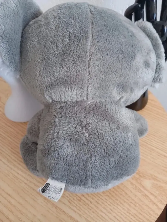 Peluche koala Alphanova bébé animaux gris doudou koala - photo numéro 3