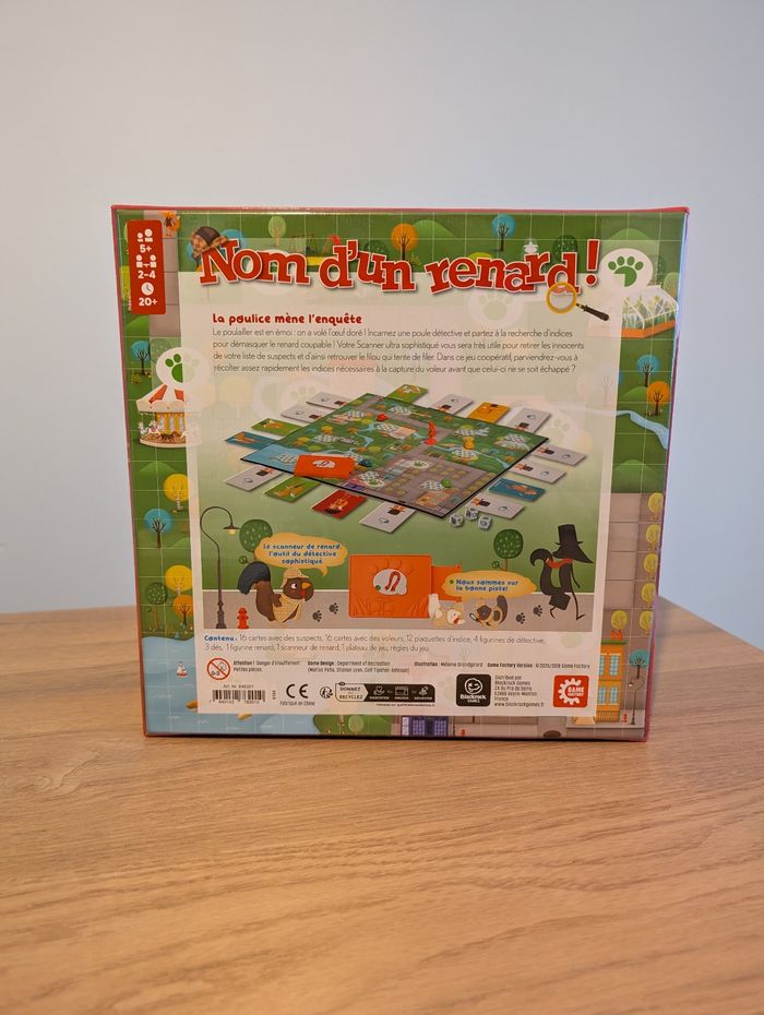 Jeu de société Nom d'un renard ! - Neuf sous blister - photo numéro 2
