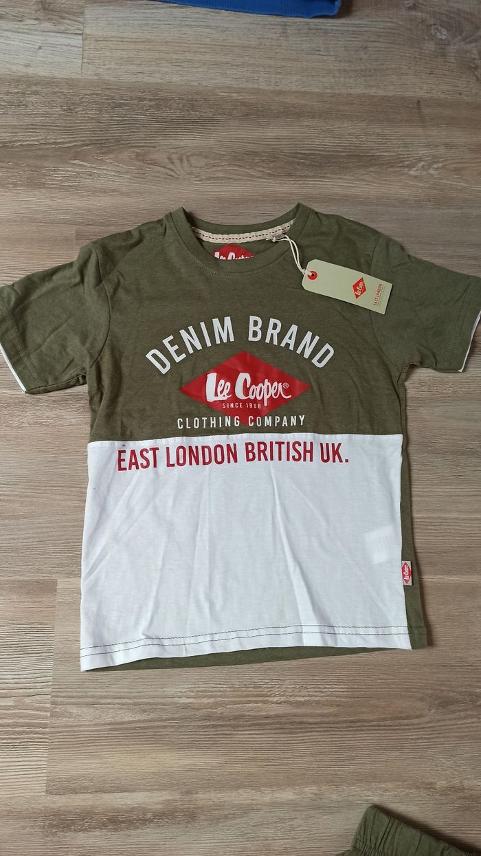 Ensemble été ou sport lee cooper 8 ans kaki - photo numéro 4