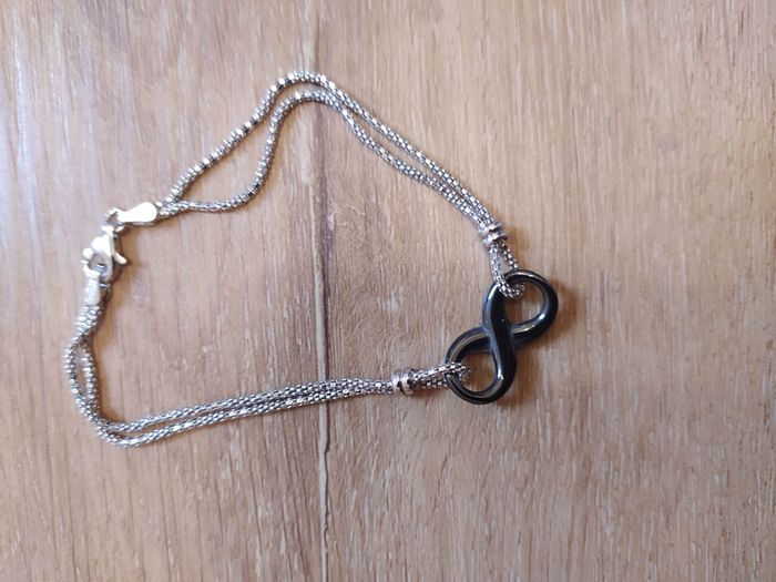 Bracelet infini en argent 925 - photo numéro 2