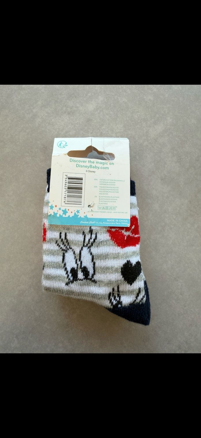 Lot de 2 paires de chaussettes Minnie Disney 19/22 - photo numéro 4