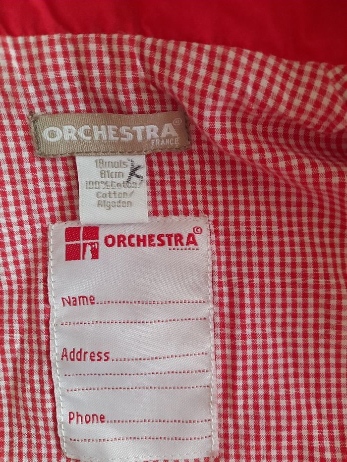 Blouson léger orchestra diabolo fraise - photo numéro 3