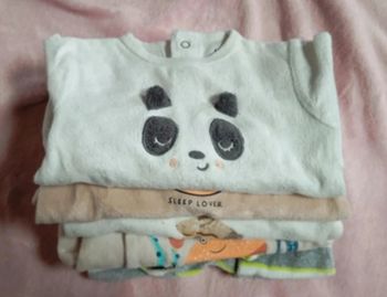 Lot de 5 pyjamas bébé 3 mois